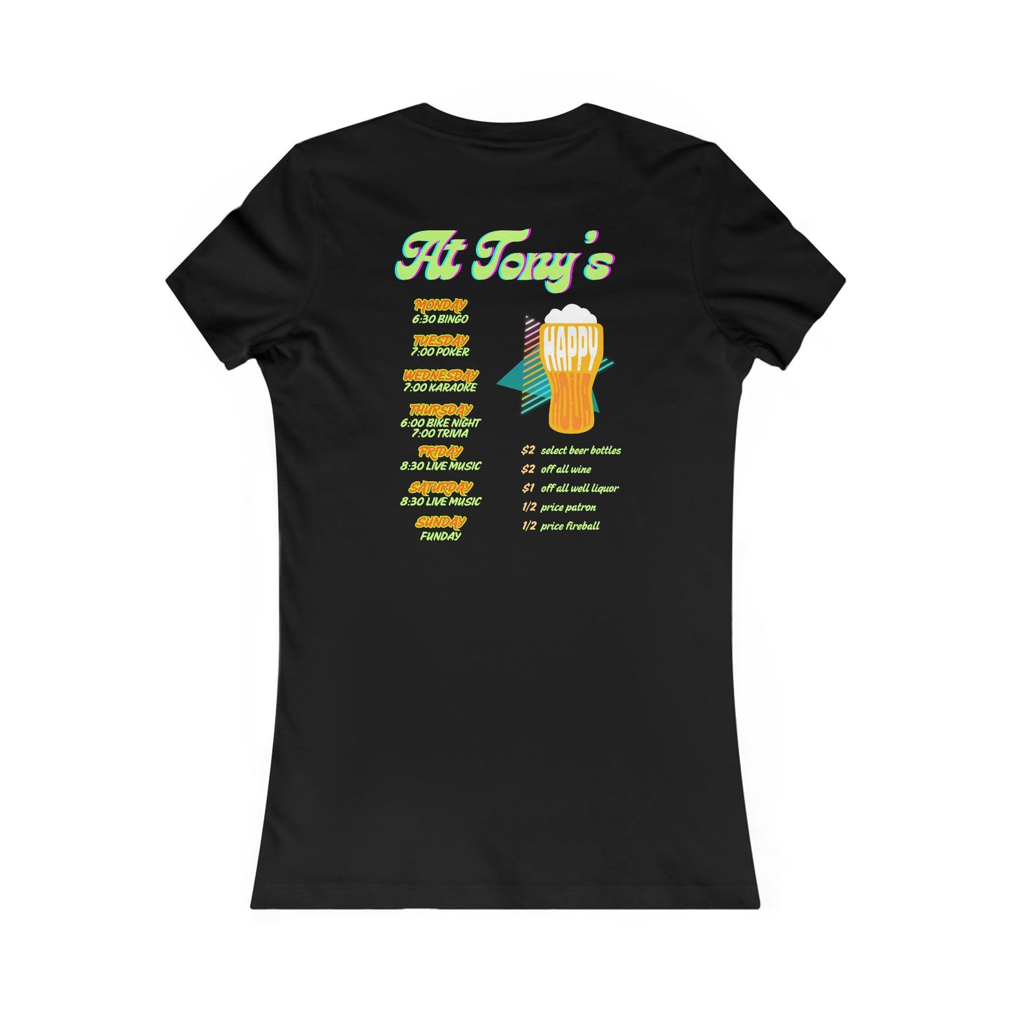 Women's Fitted Electric Tee