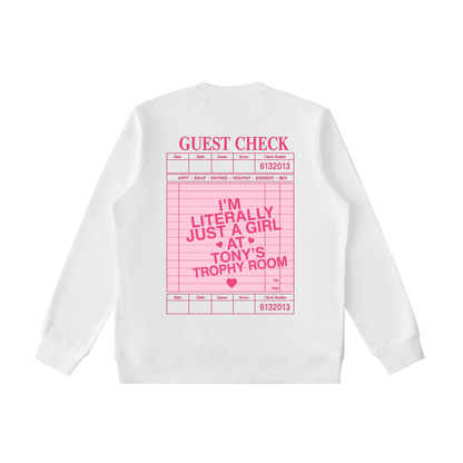 Just a Girl at Tony's Crewneck