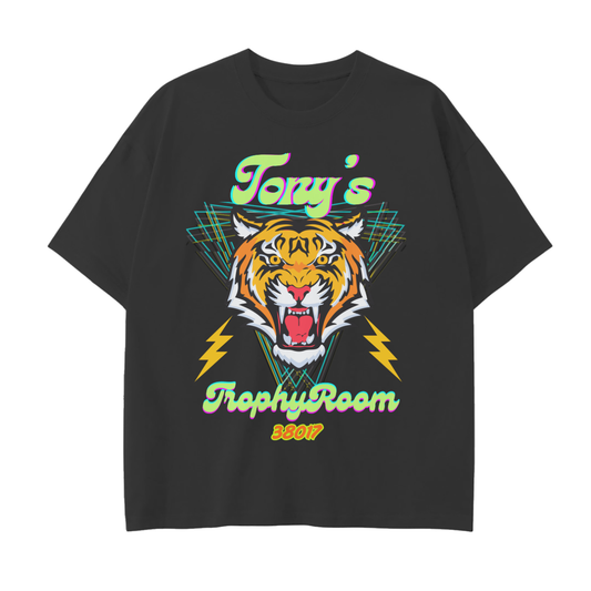 Drop Shoulder Oversized Electric Tee