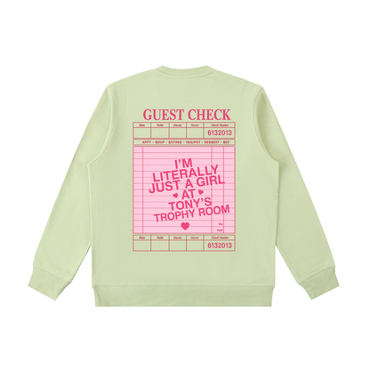 Just a Girl at Tony's Crewneck