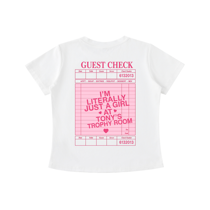 Just a Girl at Tony's Slim Fit Tee