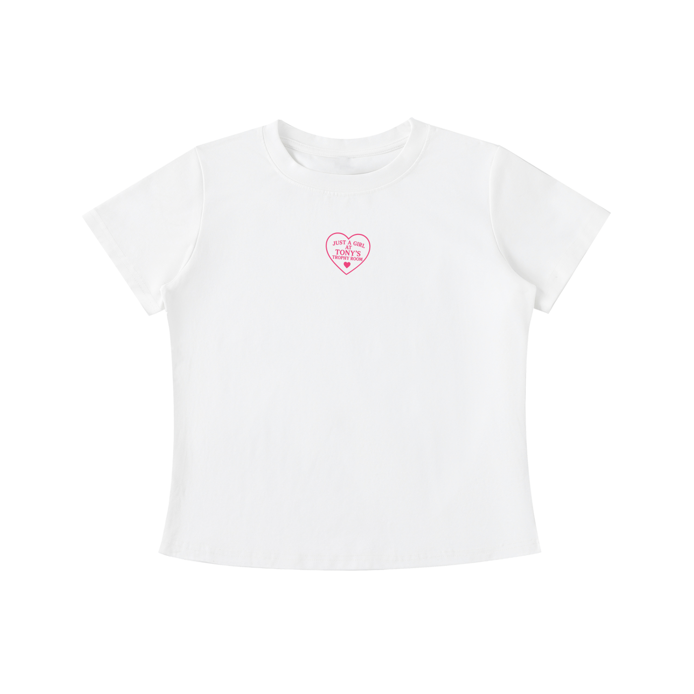 Just a Girl at Tony's Slim Fit Tee