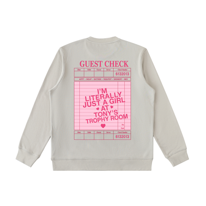 Just a Girl at Tony's Crewneck
