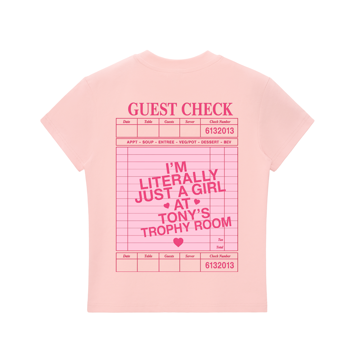 Just a Girl at Tony's Slim Fit Tee