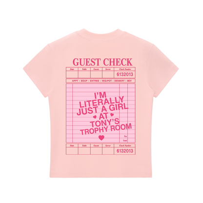 Just a Girl at Tony's Slim Fit Tee