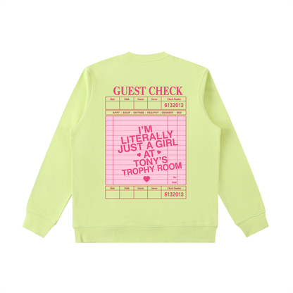 Just a Girl at Tony's Crewneck