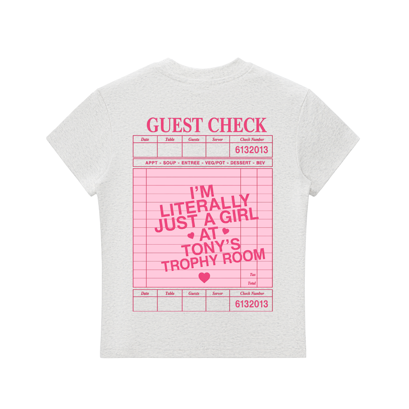 Just a Girl at Tony's Slim Fit Tee